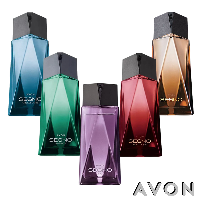Eau de Parfum Segno - 100 ml (Perfume Masculino Avon): Impact, Visionary, Success, Clássico e True
