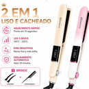 MAIMEITE Modelador De Cachos Alisador De Cabelo E Chapinha 2 Em 1 Mini Alisador Profissional Bivolt Liso/Cachos S638